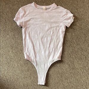 Victoria's Secret Soft Pink sheer  Bodysuit. XS.